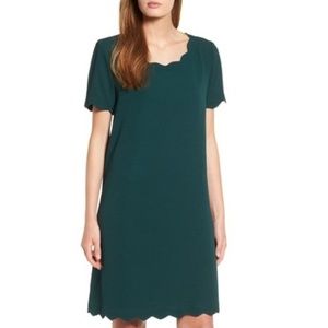 Everleigh Scalloped Shift Dress